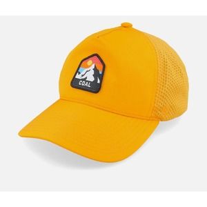 COAL One Peak Yellow Trucker Hat